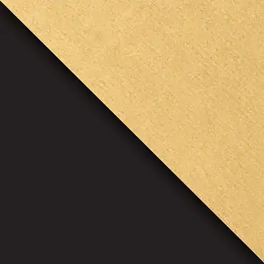 24W x 208 ft, Double Sided Wrapping Paper, Black Gold Kraft