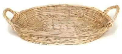 17W x 13L x 3-3/4H x 5D, Baskets w/ Side Handles