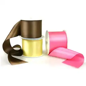 1/8W x 500 yds, Double Face Satin Ribbon, Antique White