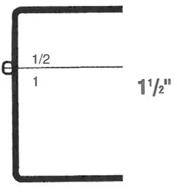 2-7/8W x 2L x 1-1/2H, Rigid Hinged Plastic Boxes, Clear