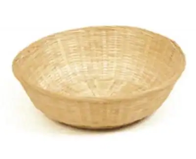 12W x 4L, Round Bamboo Bunbowl