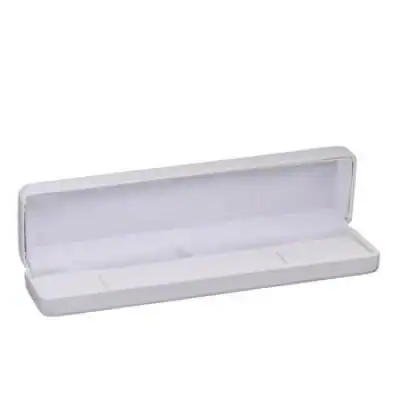 8W x 2L x 1-1/8H, Provident Leatherette Collection, Black