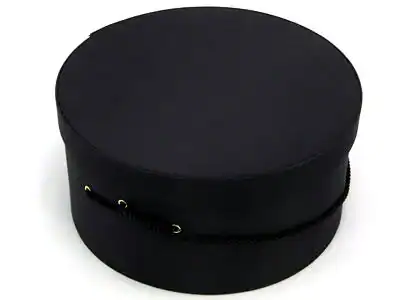 8-3/8W x 6-5/8L x 4-1/2H, Black Hat Boxes