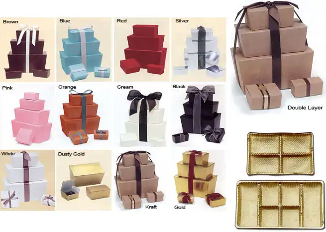 Double Ballotin Candy Boxes