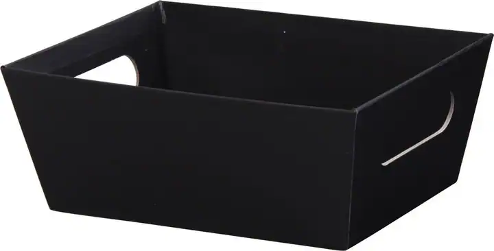 8W x 8L x 5H, Gift Trays, Solid Black