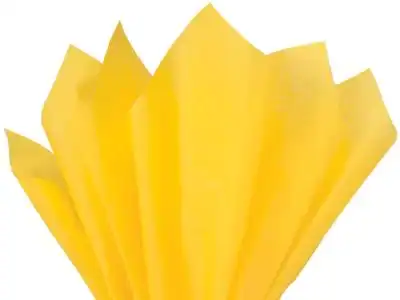 15W x 20L, Colored Tissue Paper, Dandelion