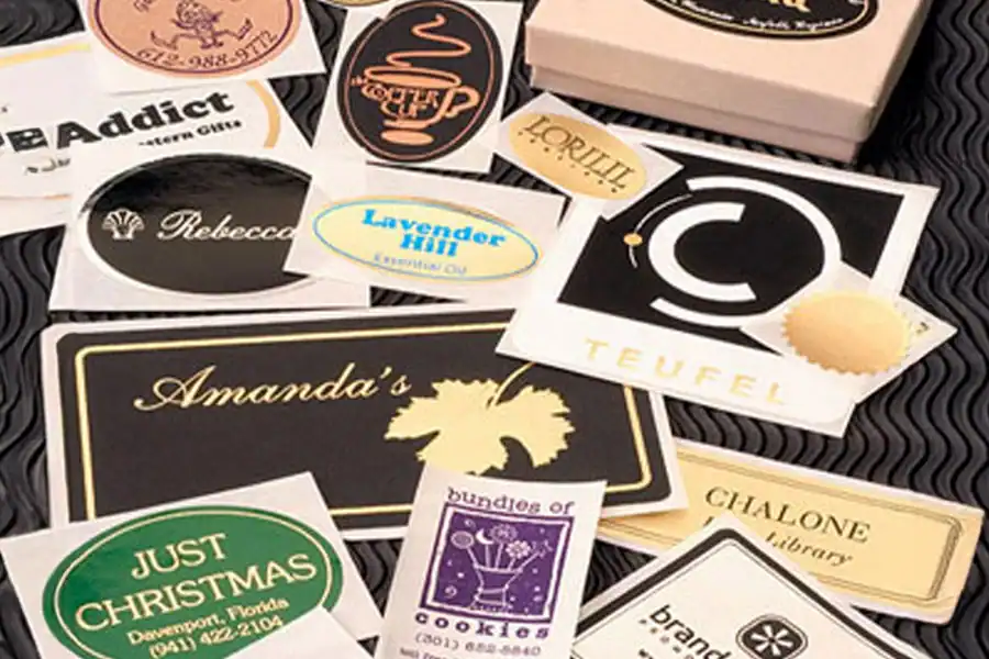 Foil Hot Stamped Labels