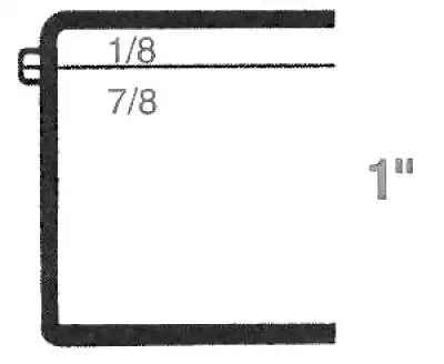 2-9/16W x 3-1/2L x 1H, Rigid Hinged Plastic Boxes, Clear