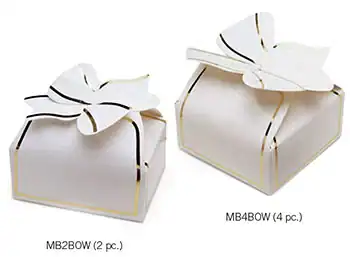 2-1/2W x 2-1/2L x 1-1/4H, Ballotin Bow Boxes
