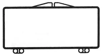 2-7/8W x 1-3/16L x 3/4H, Rigid Hinged Plastic Boxes, Clear