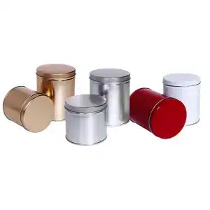 Cylinder Metallic Tins