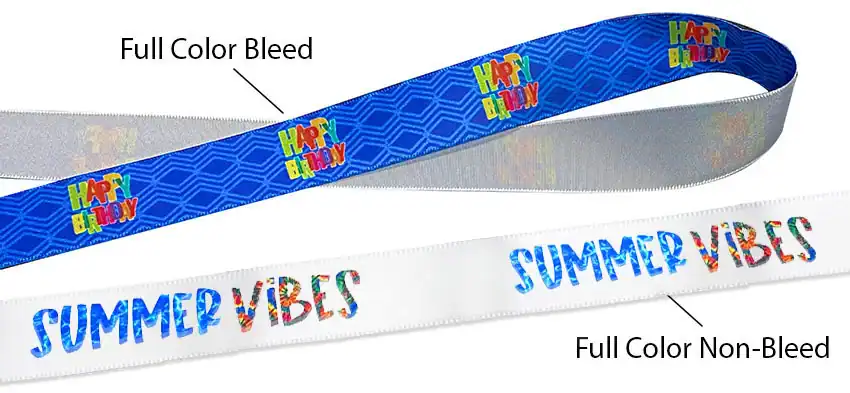 5/8W x 100 yds, Full Color Dye Sublimation PMS Match Printed Ribbon, 5/8 inch