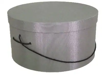 8-3/8W x 6-5/8L x 4-1/2H, Steel Gray Hat Boxes