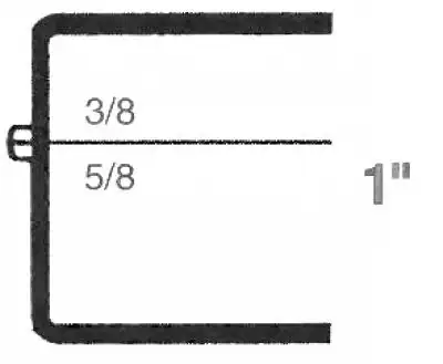 1-1/4W x 1-1/4L x 1H, Rigid Hinged Plastic Boxes, Clear