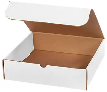3W x 2L x 2H, Corrugated White Shippers