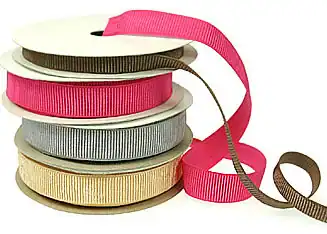 3/8W x 25 yds, Stretch Grosgrain Ribbon, Azalea