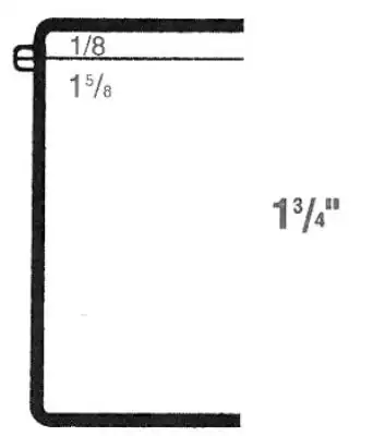 3-1/2W x 2-9/16L x 1-3/4H, Rigid Hinged Plastic Boxes, Clear
