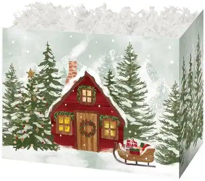 7W x 4L x 5H, Gift Baskets, Xmas Cottage