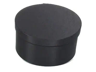 5-3/8W x 3-5/8L x 2-1/2H, Black Fabric Boxes