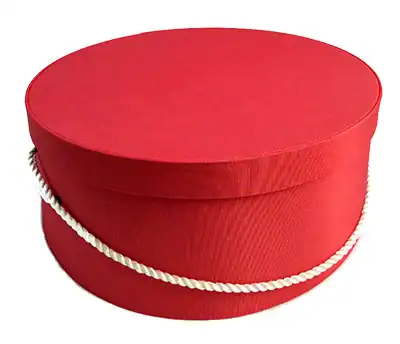 8-3/4W x 4-1/2L, Coral Hat Boxes