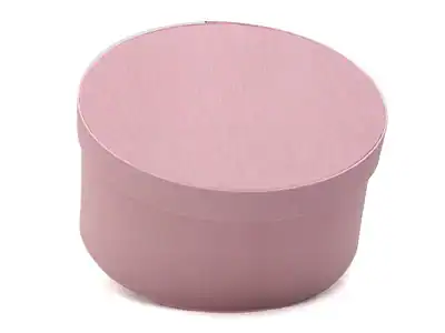 5-3/8W x 3-5/8L x 2-1/2H, Pink Fabric Boxes
