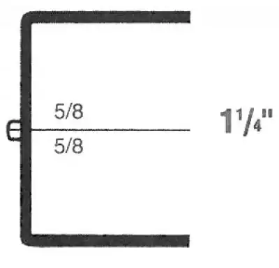 2W x 2L x 1-1/4H, Rigid Hinged Plastic Boxes, Clear