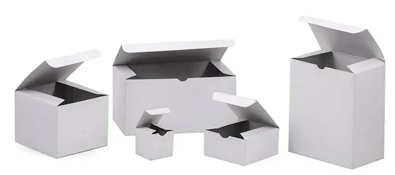 6-1/2L x 6-1/2W x 1-5/8H, Ohio Valley Gloss Gift Boxes, White