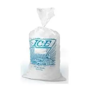 11W x 20L, 1.5 Mil Ice Bags with 4" Twist Ties