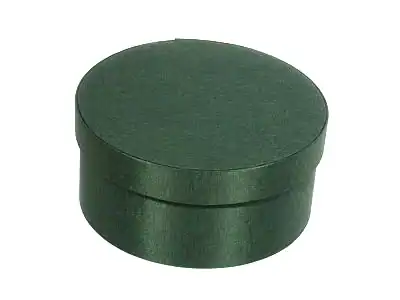 5-3/8W x 3-5/8L x 2-1/2H, Forest Green Fabric Boxes