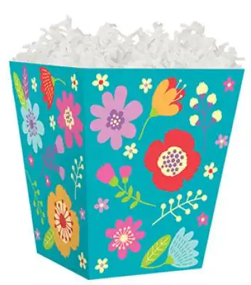 4W x 3-3/4L x 4-1/2H, Sweet Treat Boxes, Wild Flowers