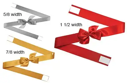 Satin Wrap Faux Bow