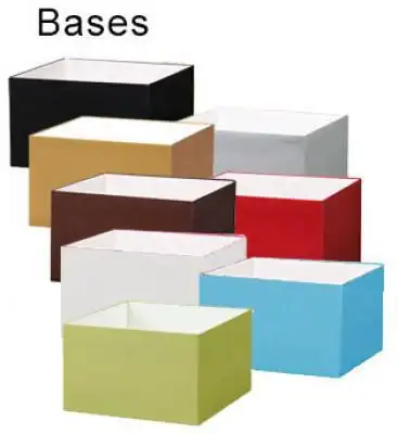 4W x 4L x 3-1/2H Standard Base, Deluxe Gourmet 2 Piece Gift Boxes