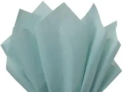 15W x 20L, Colored Tissue Paper, Blue Haze