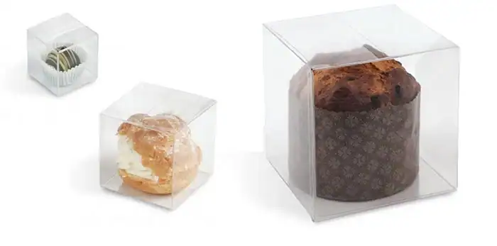 1-5/8W x 1-5/8L x 1-5/8H, Cube Plastic Candy Boxes
