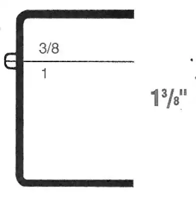 2W x 2L x 1-3/8H, Rigid Hinged Plastic Boxes, Clear