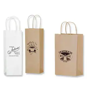 Short Run Imprinted Wine Bottle Bags