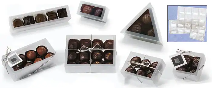6pc Clear Trays