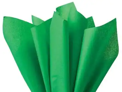 15W x 20L, Colored Tissue Paper, Kelly