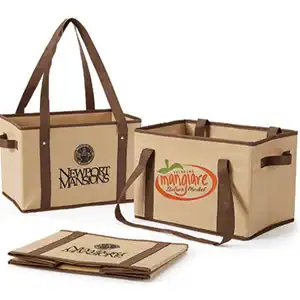 Non Woven Collapsible Basket-Tote