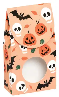 3-1/2W x 1-3/4L x 6-1/2H, Small Gourmet Gloss Window Boxes, Spooktacular