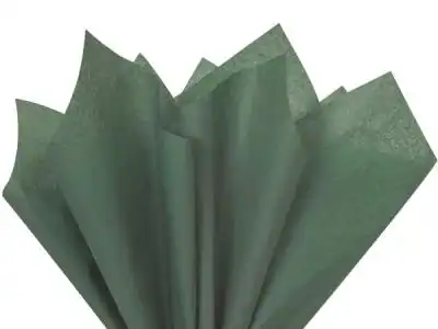 15W x 20L, Colored Tissue Paper, Forest Green