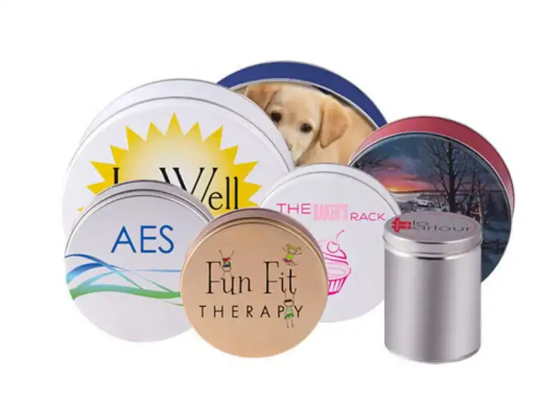 Custom Printed Round Cookie Tins