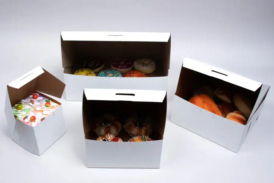 White Bakery Boxes