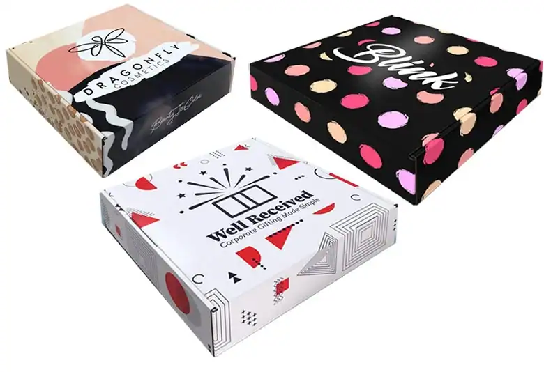 5W x 5L x 4H, Matte Finish Full Color Bleed Custom Printed Subscription Boxes