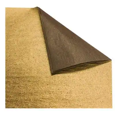 20W x 30L, Precious Metal Bi-Metallic Tissue, Chocolate/Gold