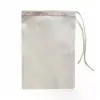 4W x 6L, Cloth Drawstring Bags