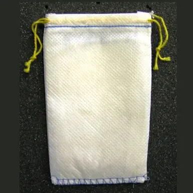 3.25W x 5L, Cotton Double Drawstring Parts Bags