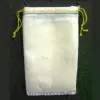 3.25W x 5L, Cotton Double Drawstring Parts Bags
