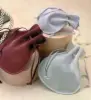 3-1/4W x 4-1/4L, Double Faced Simulated Suede Drawstring Jewelry Pouches, Gray