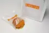 6.5W x 7L, 0.5 Mil "Cheeseburger" Flip Top Saddle Pack Deli Bags